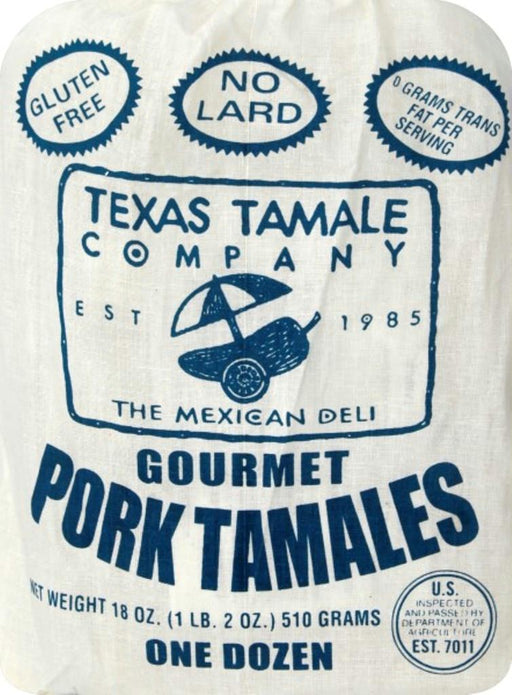 Texas Tamale: Pork Tamales, 18 Oz