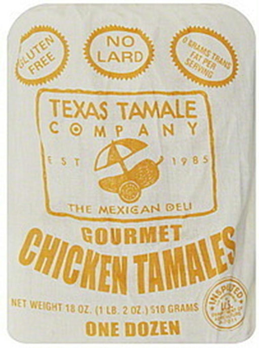 Texas Tamale: Tamales Chicken, 18 Oz