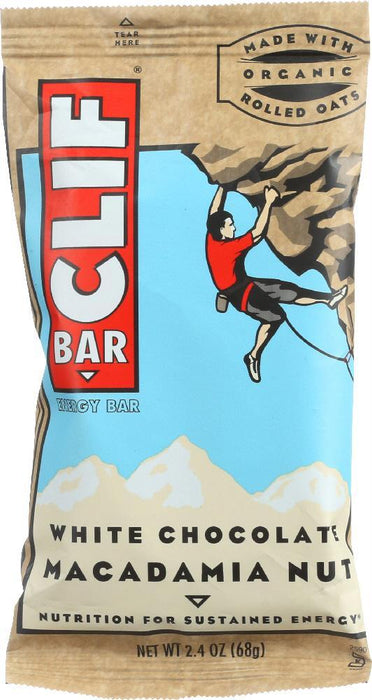 Clif Bar: Energy Bar White Chocolate Macadamia Nut, 2.4 Oz