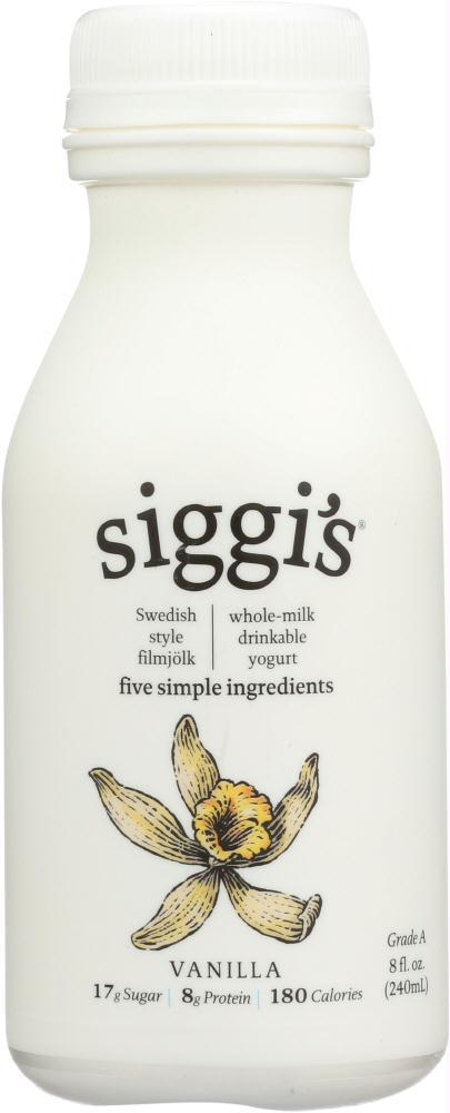 Siggis: Yogurt Drnk Whl Mlk Vnlla (8.000 Oz)