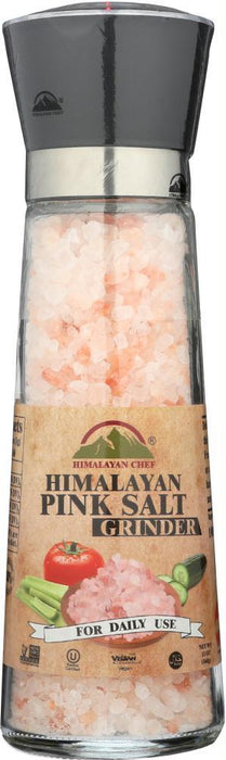 Himalayan Chef: Grinder Salt Himalayan Pink Re, 13 Oz