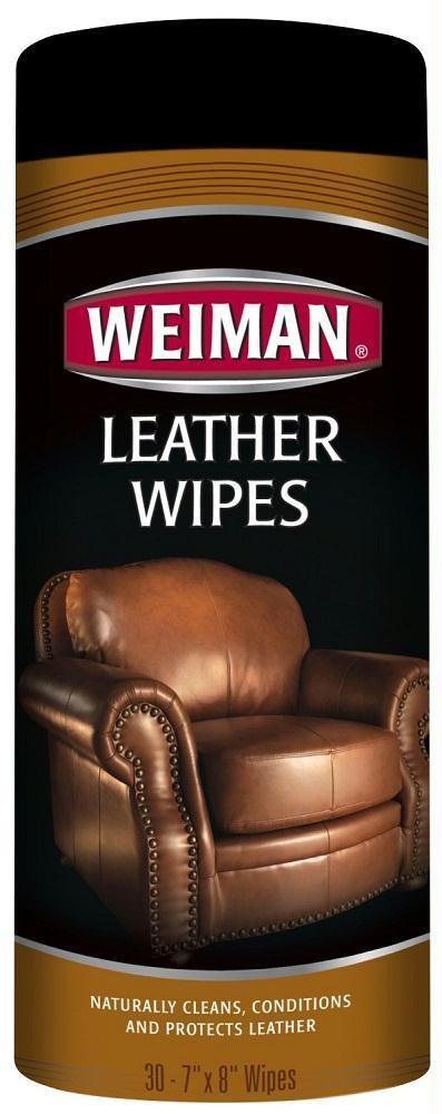 Weiman: Leather Wipes, 30 Count