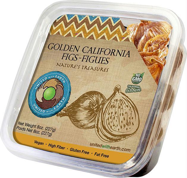 United With Earth: Organic Golden California Figs, 8 Oz