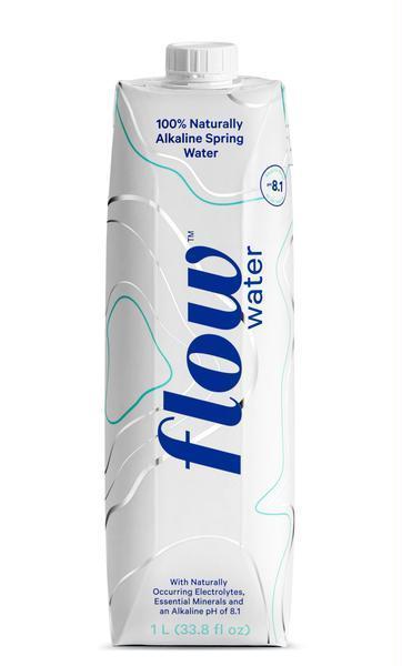 Flow Water: Water Natural Alkaline Spring, 1 Lt