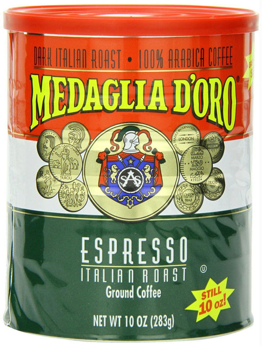 Medaglia D'oro: Italian Roast Espresso Ground Coffee, 10 Oz