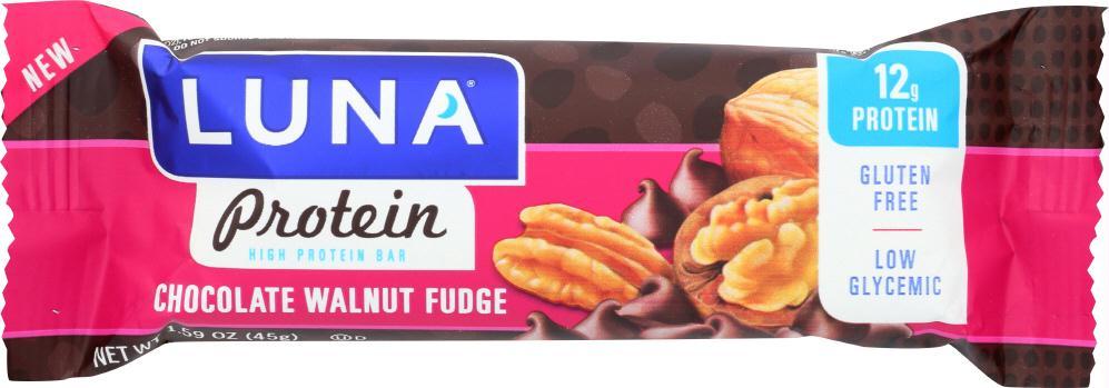 Luna: Chocolate Walnut Fudge Bar, 1.59 Oz