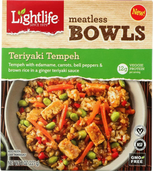 Lightlife: Teriyaki Tempeh Bowl, 8 Oz