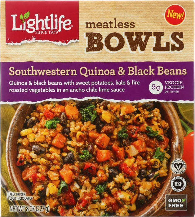 Lightlife: Southwestern Quinoa & Black Beans Bowl, 8 Oz