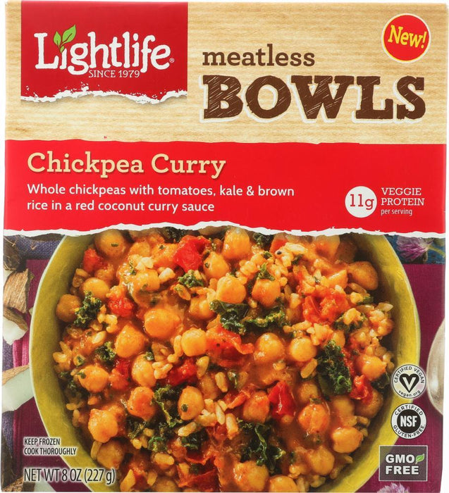 Lightlife: Chickpea Curry Bowl, 8 Oz