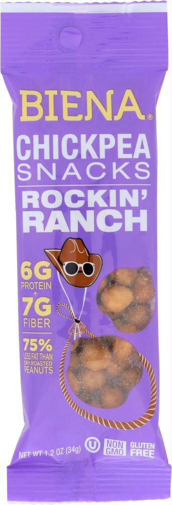 Biena: Rockin' Ranch Roasted Chickpea, 1.2 Oz