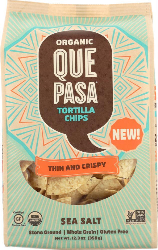 Que Pasa: Chips Tortilla Sea Salt (12.300 Oz)