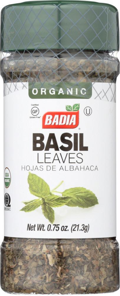 Badia: Basil Leaves Organic, 0.75 Oz