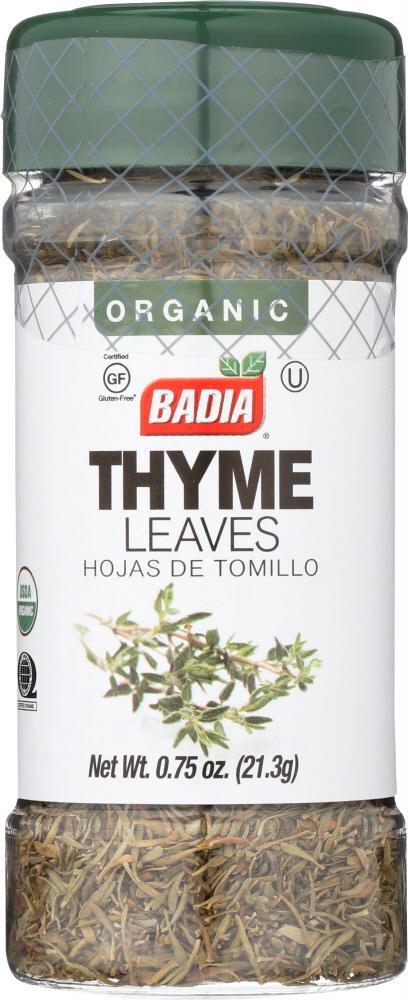 Badia: Thyme Leaves, 0.75 Oz