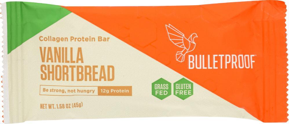 Bulletproof: Bar Collagen Vanilla, 1.58 Oz