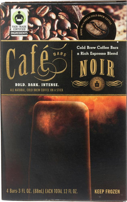 Cafe Bars: Coffee Noir Ice Cream Bar, 12 Oz