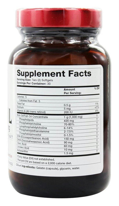 Olympian Labs Inc.: Krill Oil 1000 Mg, 60 Softgels