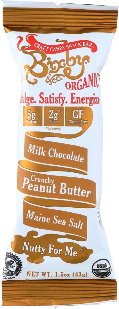 Bixby And Co: Milk Chocolate Bar Crunchy Peanut Butter, 1.5 Oz