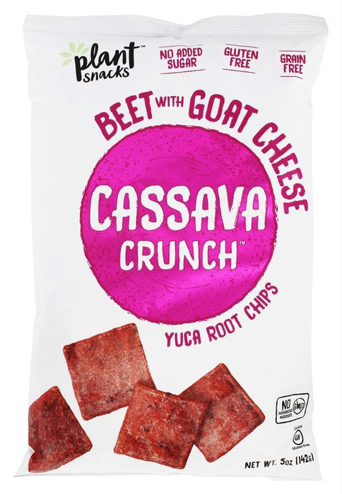 Cassava Crunch: Yuca Root Chips Beet With Goat Cheese 5 Oz