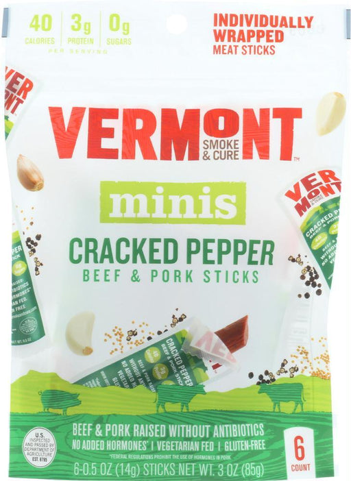 Vermont Smoke: Beef Prk Stck Ppr Go Pk (3.000 Oz)