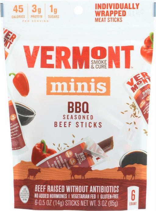 Vermont Smoke: Beef Bbq Stck Go Pk (3.000 Oz)