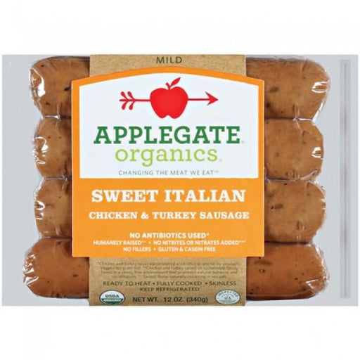 Applegate: Organic Sweet Italian Sausage, 12 Oz