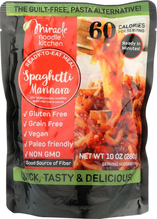 Miracle Noodle: Ready-to-eat Meal Spaghetti Marinara, 280 Gm