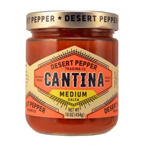 Desert Pepper: Salsa Cantina Medium Red, 16 Oz