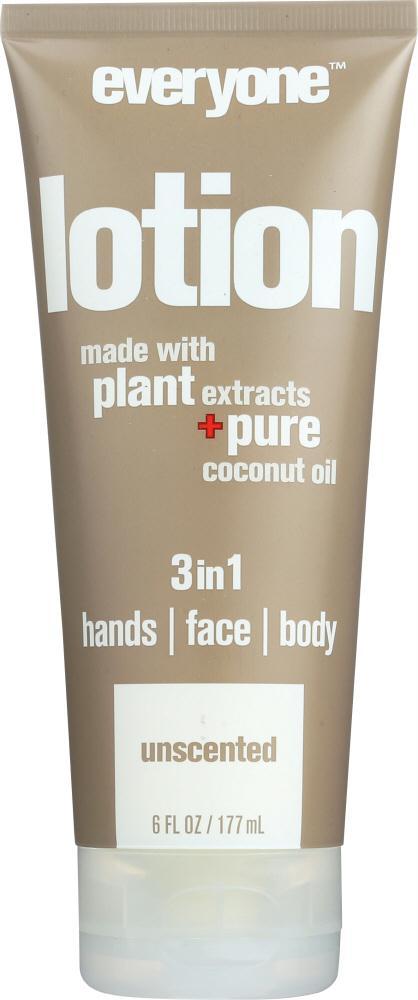 Everyone: 3 In 1 Lotion Unscented, 6 Oz