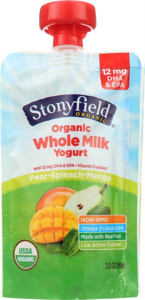 Stonyfield: Yogurt Pear Spnch Mngo (3.500 Oz)