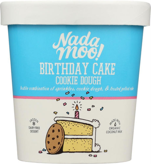 Nadamoo: Birthday Cake Cookie Dough Frozen Dessert, 16 Oz