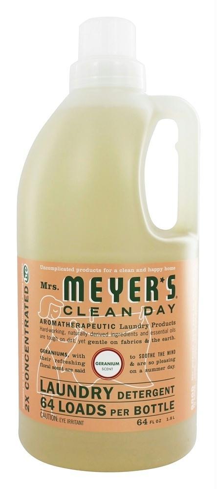 Mrs. Meyer's: Clean Day Laundry Detergent Geranium Scent, 64 Oz