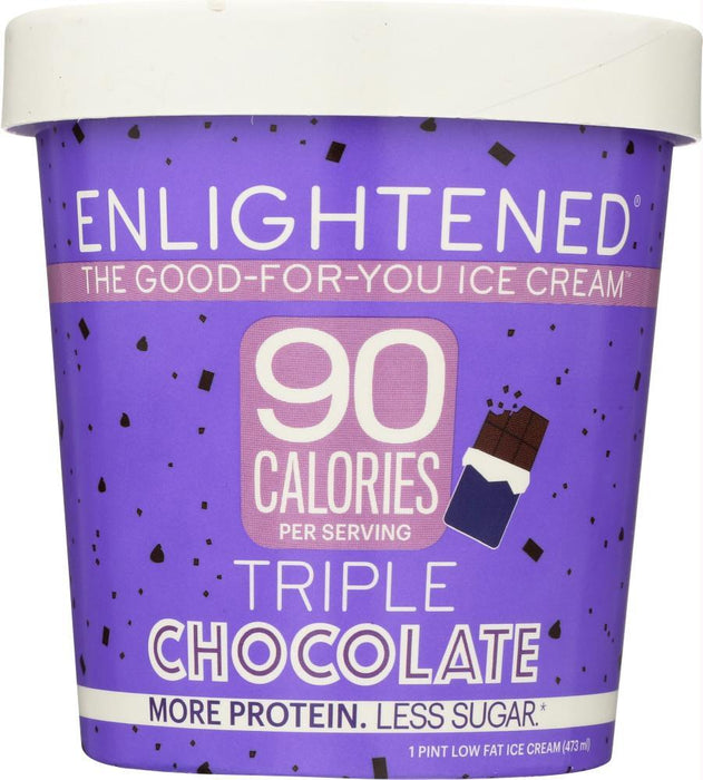 Enlightened: Ice Cream Pint Triple Chocolate, 16 Fl Oz