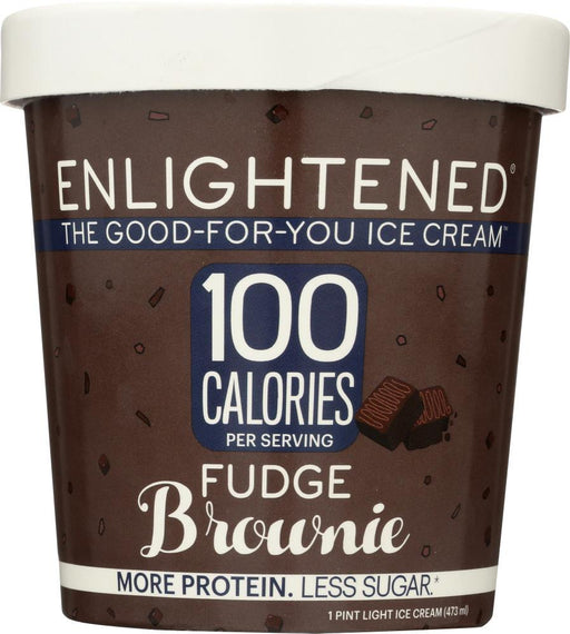 Enlightened: Ice Cream Pint Fudge Brownie, 16 Fl Oz