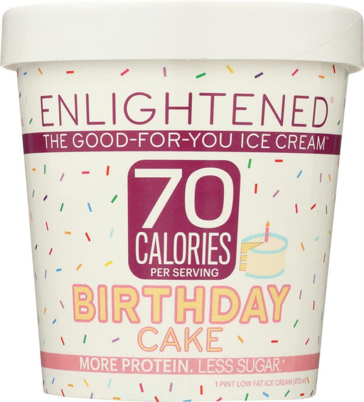 Enlightened: Ice Cream Pint Birthday Cake, 16 Fl Oz