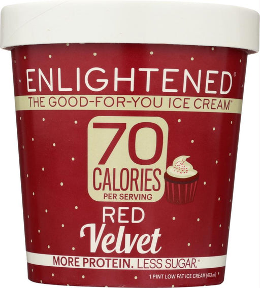 Enlightened: Ice Cream Pint Red Velvet, 16 Fl Oz