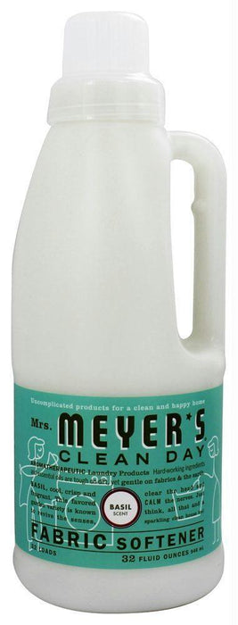 Mrs. Meyer's: Clean Day Fabric Softener Basil Scent, 32 Oz