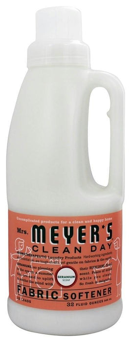 Mrs. Meyer's: Clean Day Fabric Softener Geranium Scent, 32 Oz