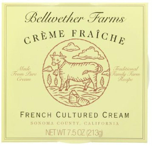 Bellwether Farms: Creme Fraiche Cultured Cream, 7.5 Oz