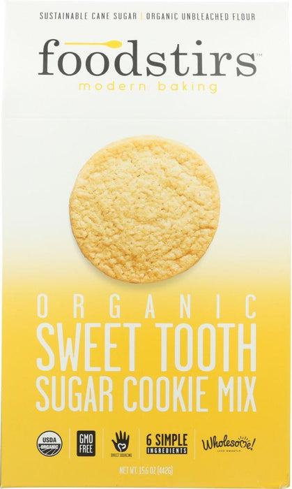 Foodstirs: Organic Sweet Tooth Sugar Cookie Mix, 15.6 Oz