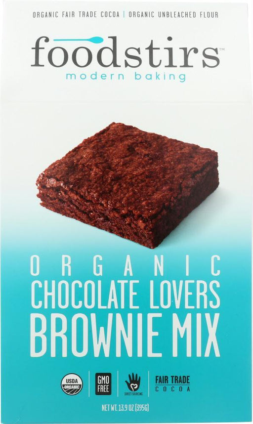 Foodstirs: Organic Chocolate Lovers Brownie Mix, 13.9 Oz