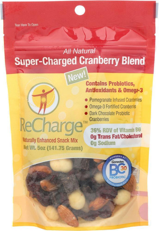 Recharge: Snack Mix Supercharged Cranberry, 5 Oz