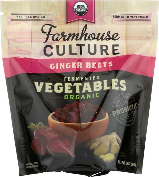 Farmhouse Culture: Vegetable Fermented Ginger Beet, 12 Oz