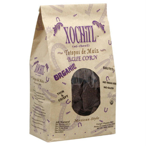 Xochitl: Corn Chips Organic Blue Corn, 16 Oz