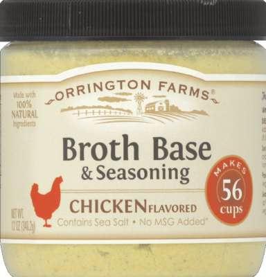 Orrington Farms: Chicken Flavored Broth Base & Seasoning, 12 Oz