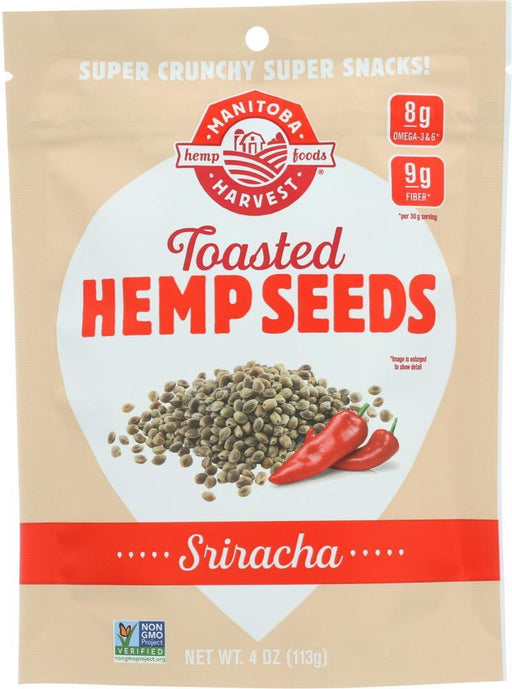 Manitoba Harvest: Toasted Hemp Seeds Sriracha, 4 Oz