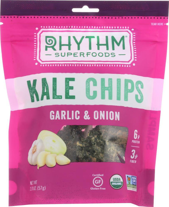 Rhythm Superfoods: Chip Kale Garlic Onion (2.000 Oz)