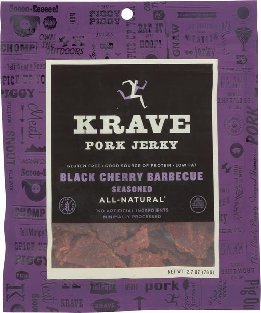 Krave: Pork Jerky Black Cherry Barbecue 2.7 Oz