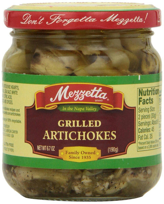 Mezzetta: Grilled Artichokes, 6.7 Oz