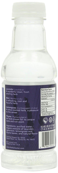 Ayala's: Herbal Water Organic Lavender Mint, 16 Oz