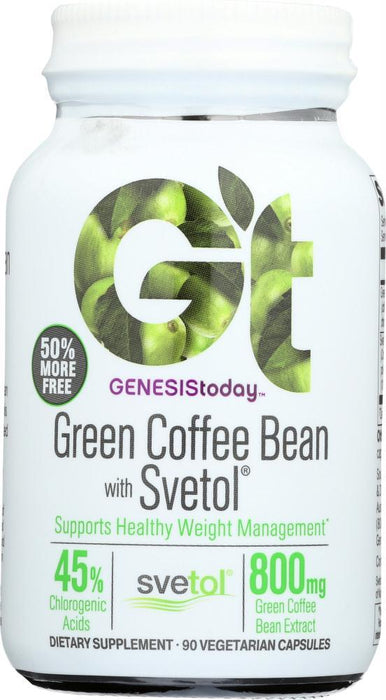 Genesis Today: Green Coffee Bean With Svetol, 90 Vc